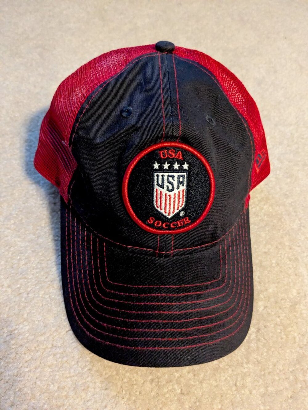 USA Soccer trucker cap hat